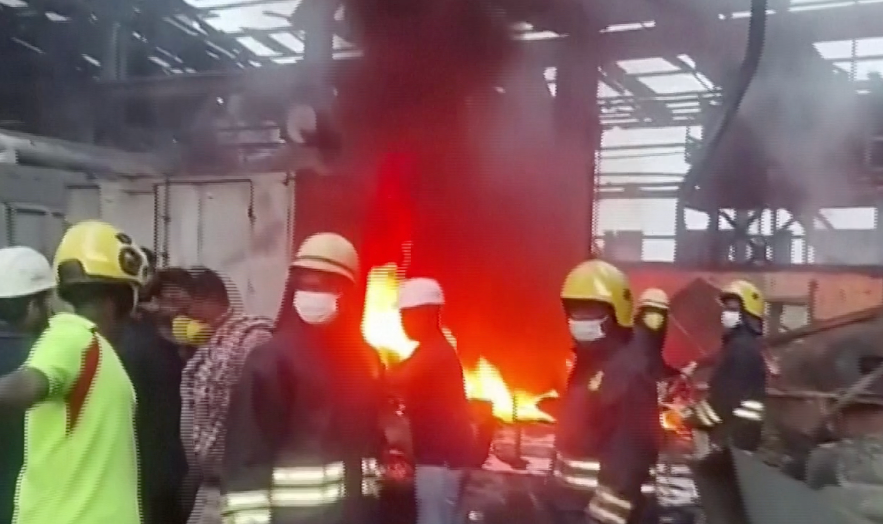 Worker killed in furnace explosion fire at Indian recycling plant