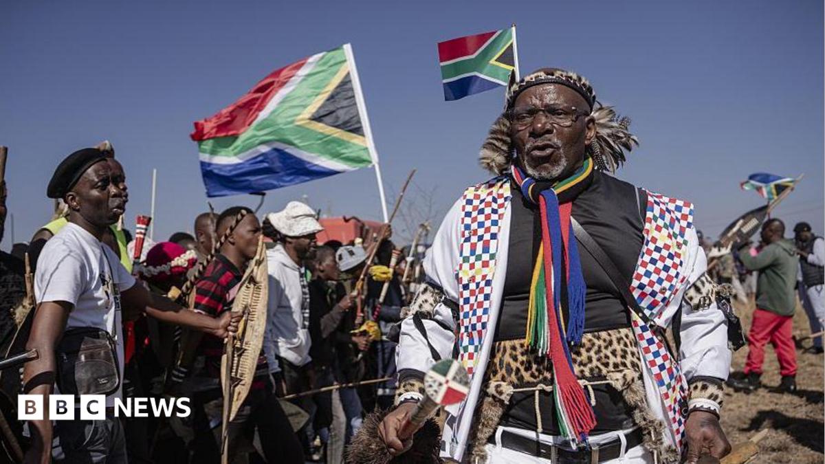 South African leader warns anti-migrant protesters ahead of unofficial deadline