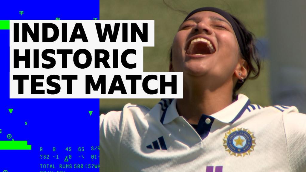 India complete historic Test victory