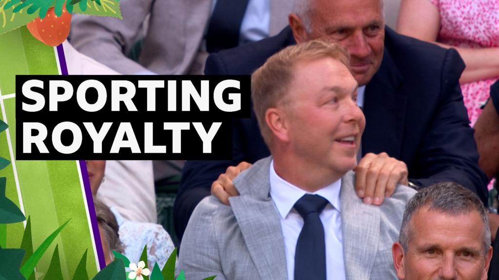 Sporting superstars pack the royal box at Wimbledon
