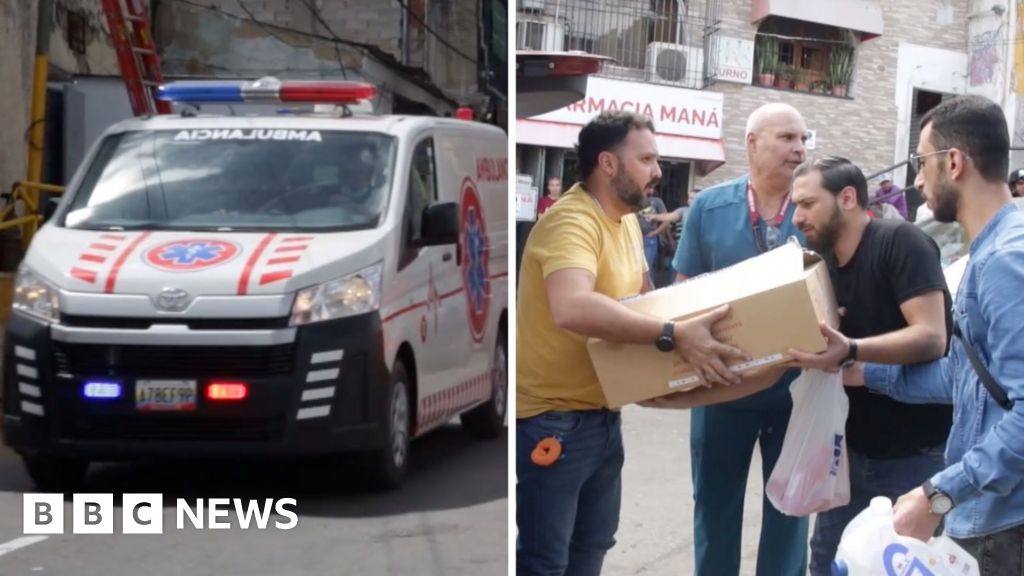Panic attacks and fractures - Venezuela hospital treats earthquake victims