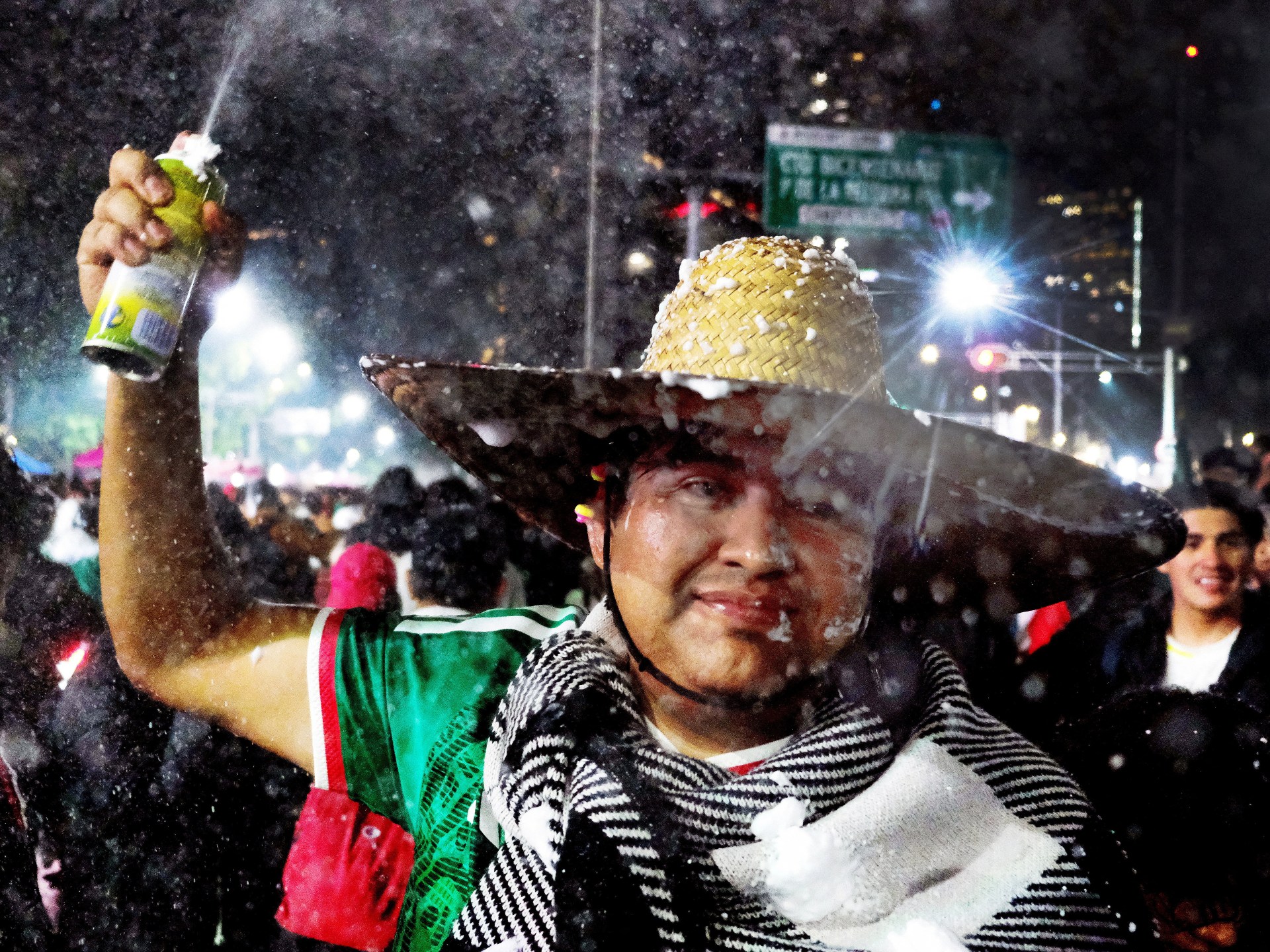 In Pictures: Mexico celebrates historic World Cup victory