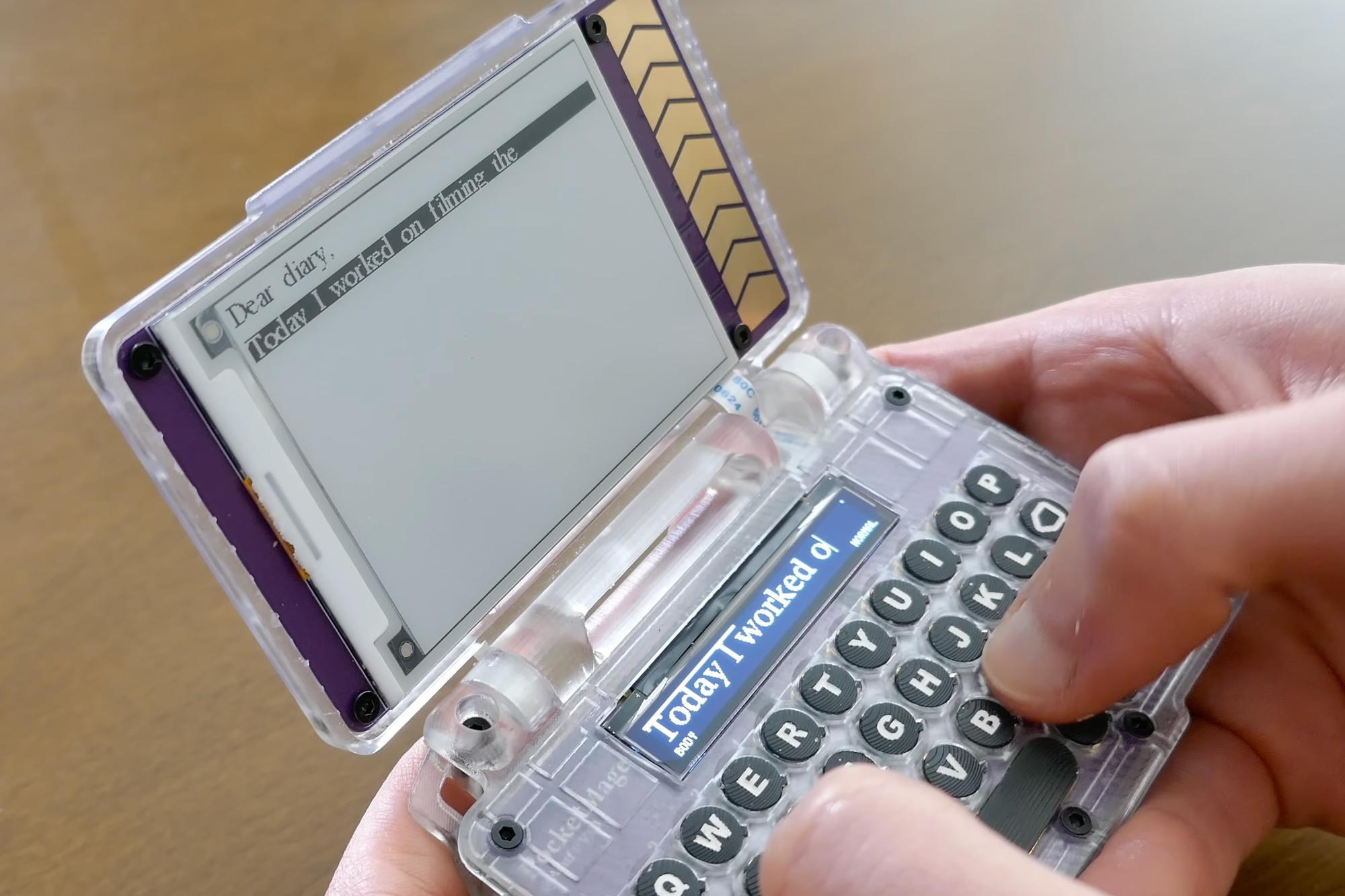 The PocketMage resurrects the PDA with an e-paper screen
