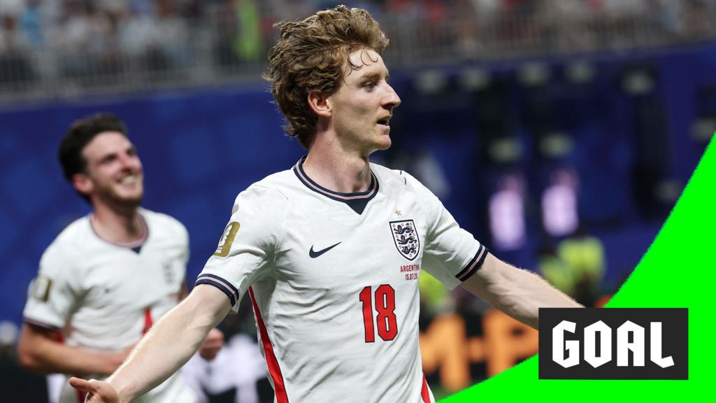 Gordon puts England in front against Argentina