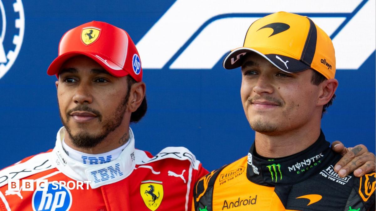 Norris cautious despite pole as it 'falls apart' for Hamilton