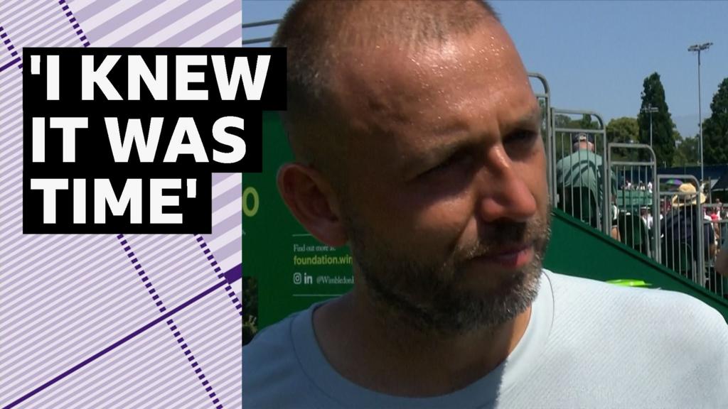 Evans 'happy with decision' to retire after Wimbledon