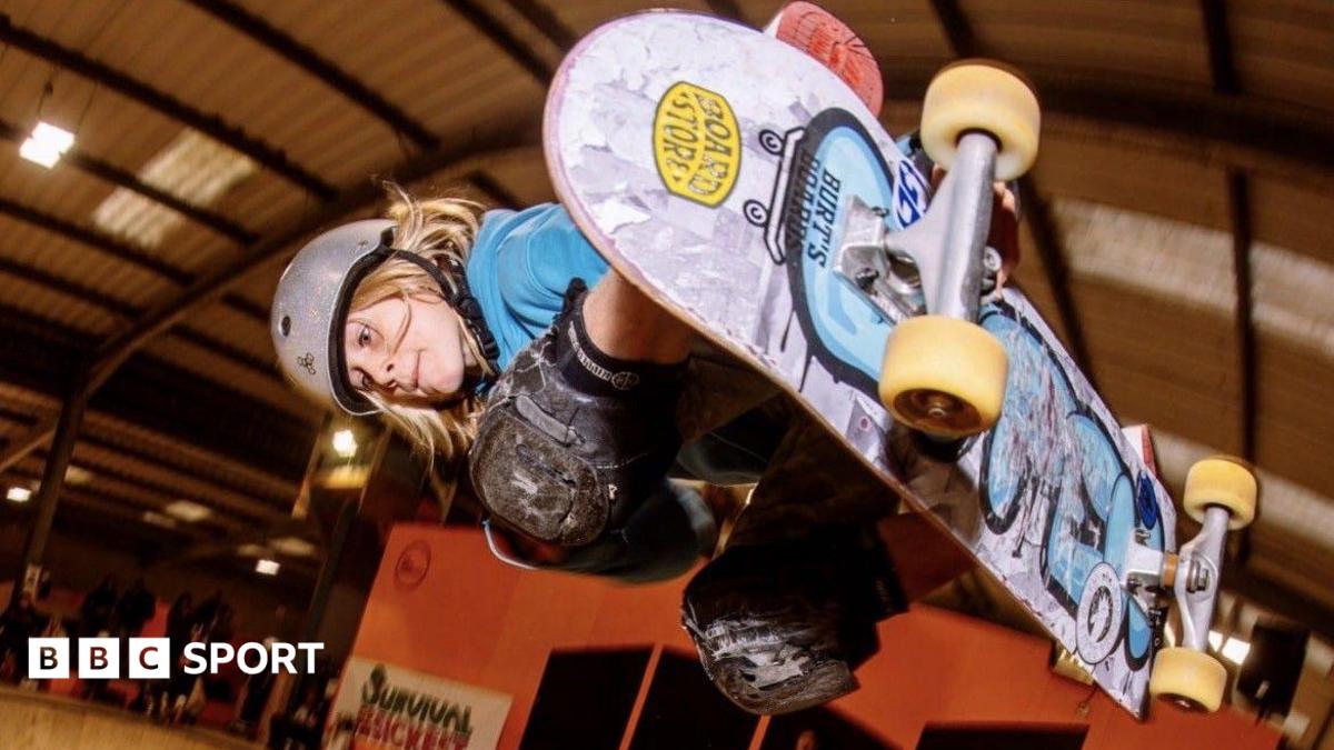The 10-year-old skateboarder with an Olympic dream
