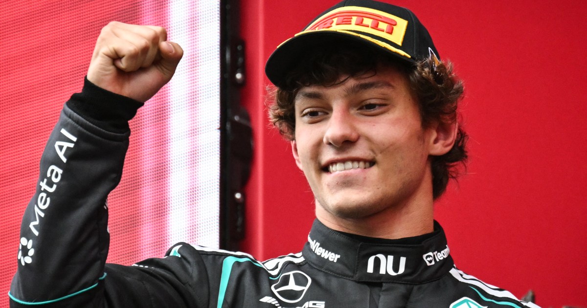 Kimi Antonelli wins Belgian Grand Prix to extend F1 championship lead