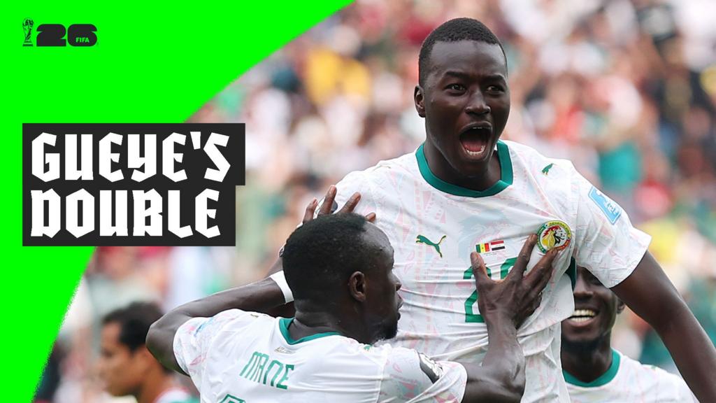 Gueye scores 'venomous' double off the Senegal bench