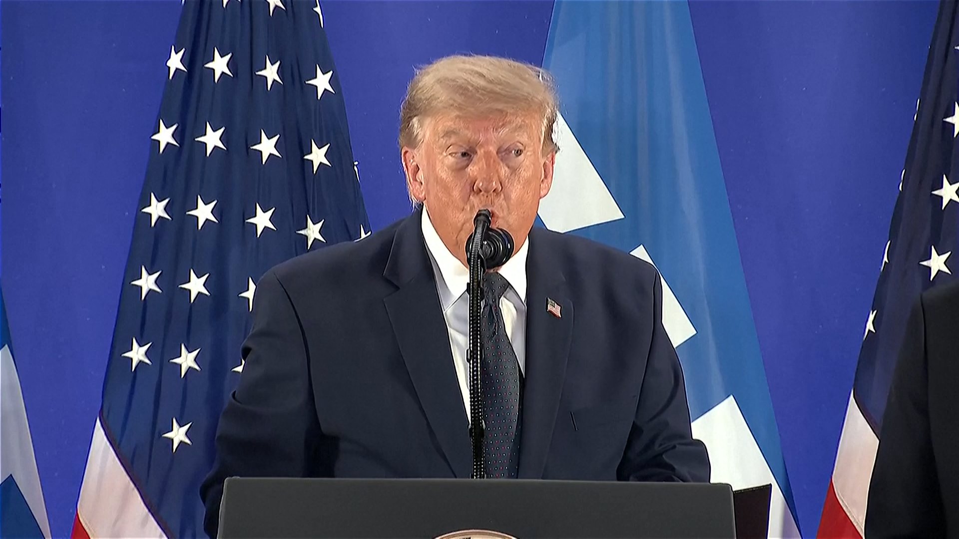 Trump jokes that England turned Harry Kane into a ‘defensive player’