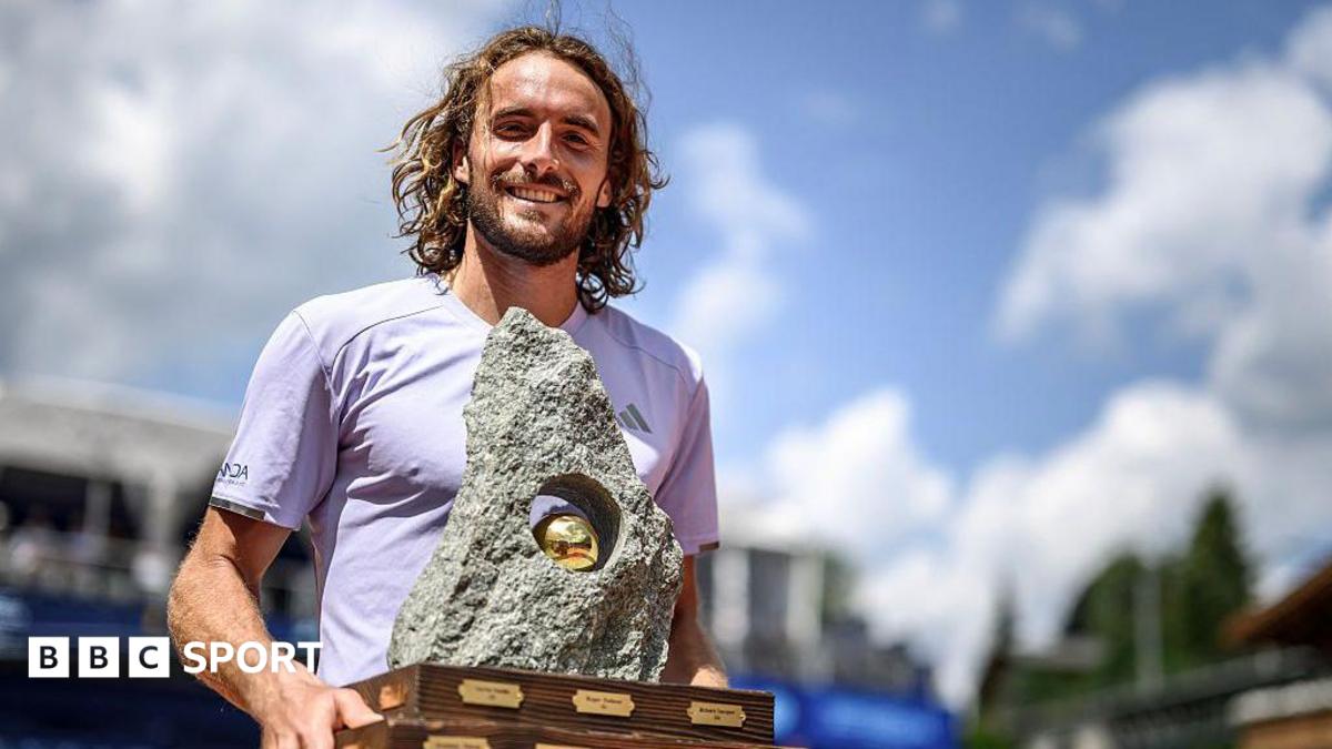Tsitsipas claims first ATP title in 16 months