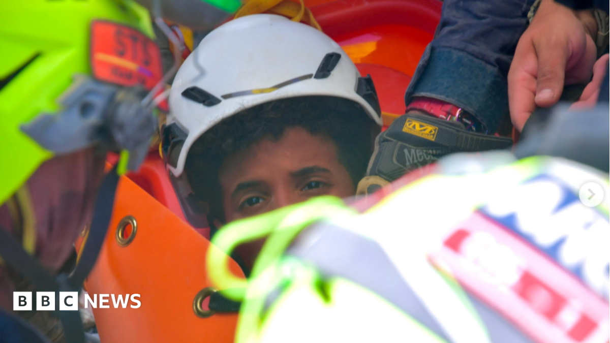 Two boys rescued from Venezuela earthquake rubble after days of being trapped
