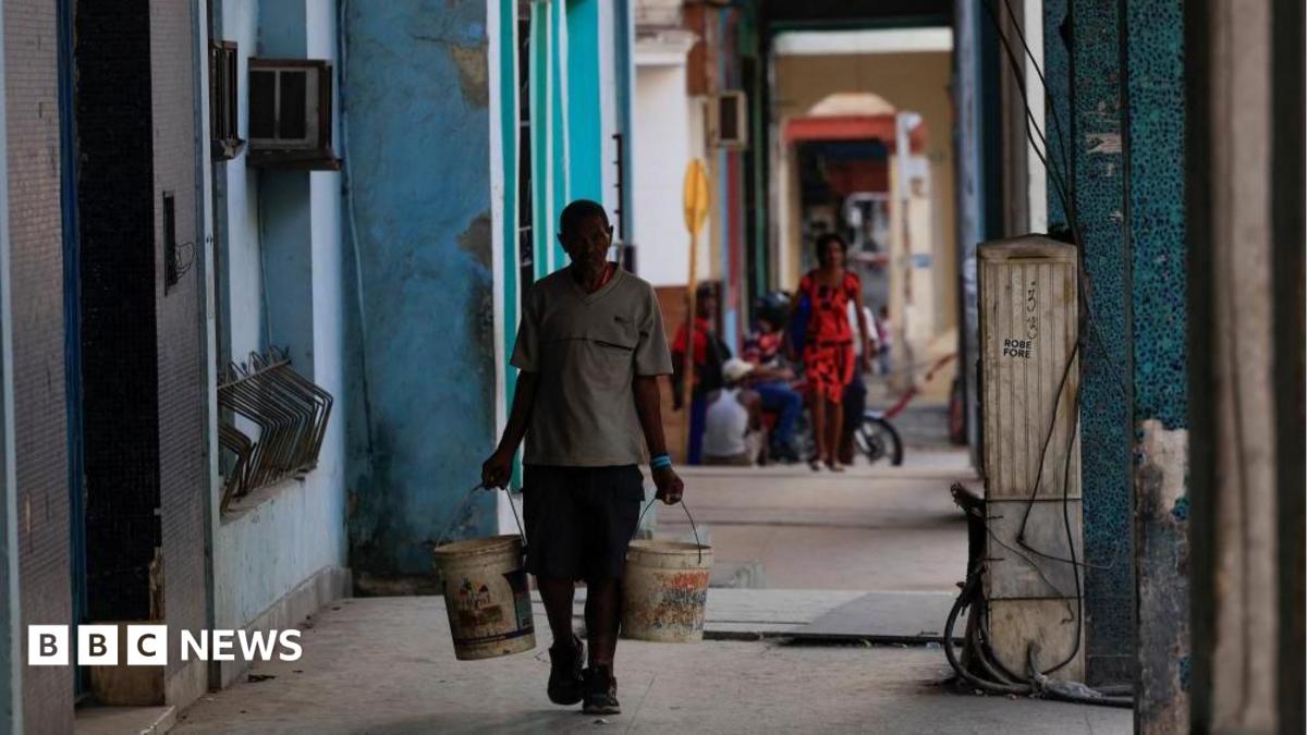 Cubans protest after third nationwide power cut this year