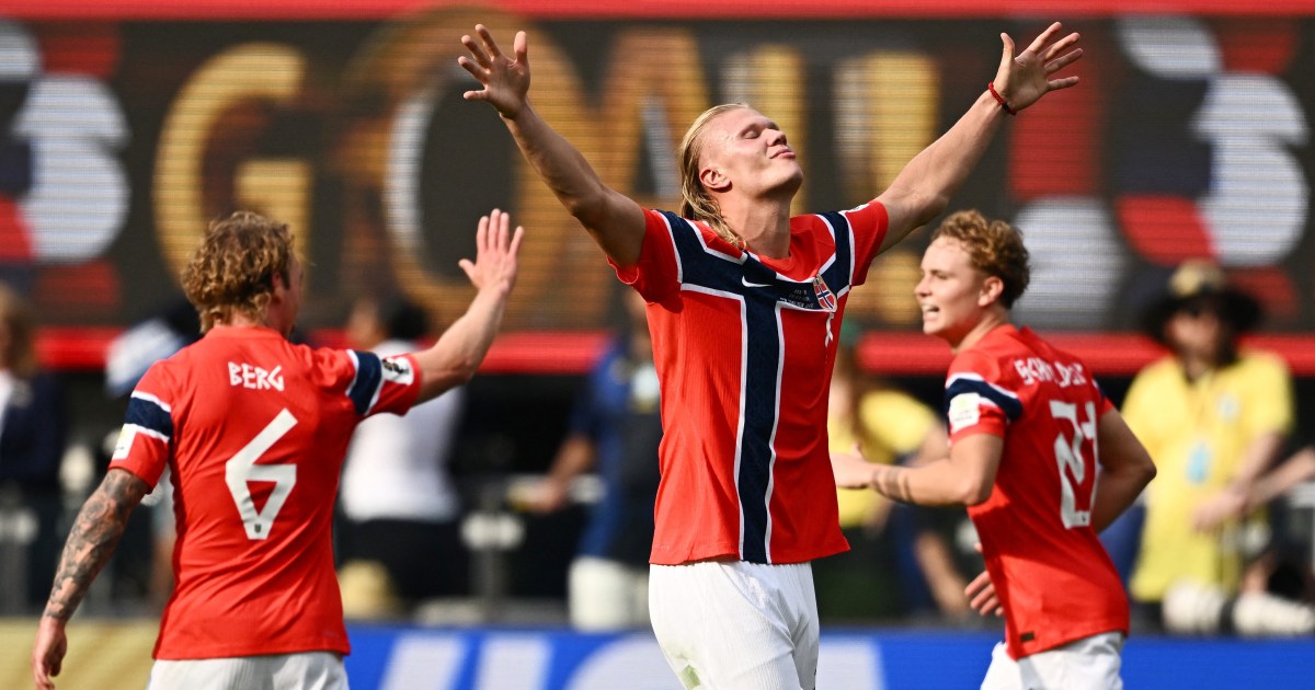 Haaland scores twice as Norway stun Brazil 2-1 in World Cup 2026 last 16