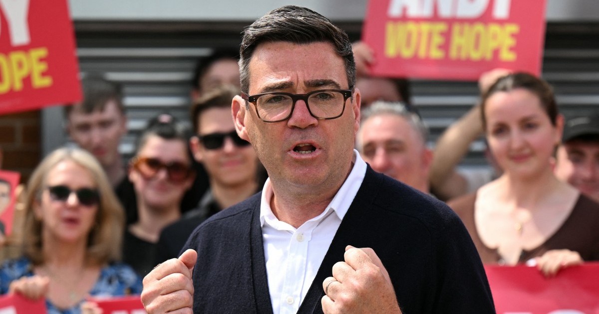 Andy Burnham wins crucial UK by-election, in blow to Keir Starmer
