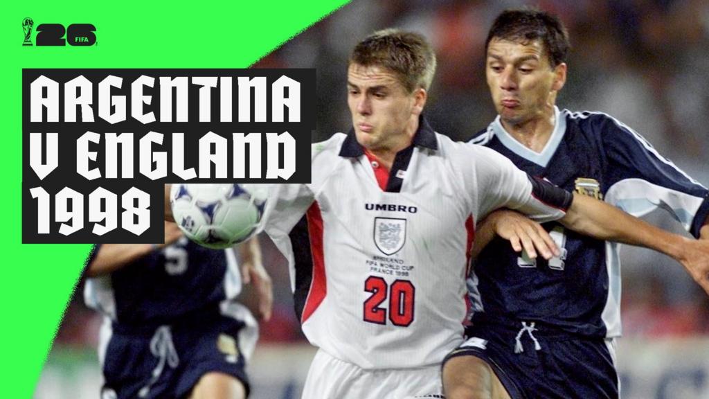 Argentina v England 1998 - Owen, Beckham and penalty pain