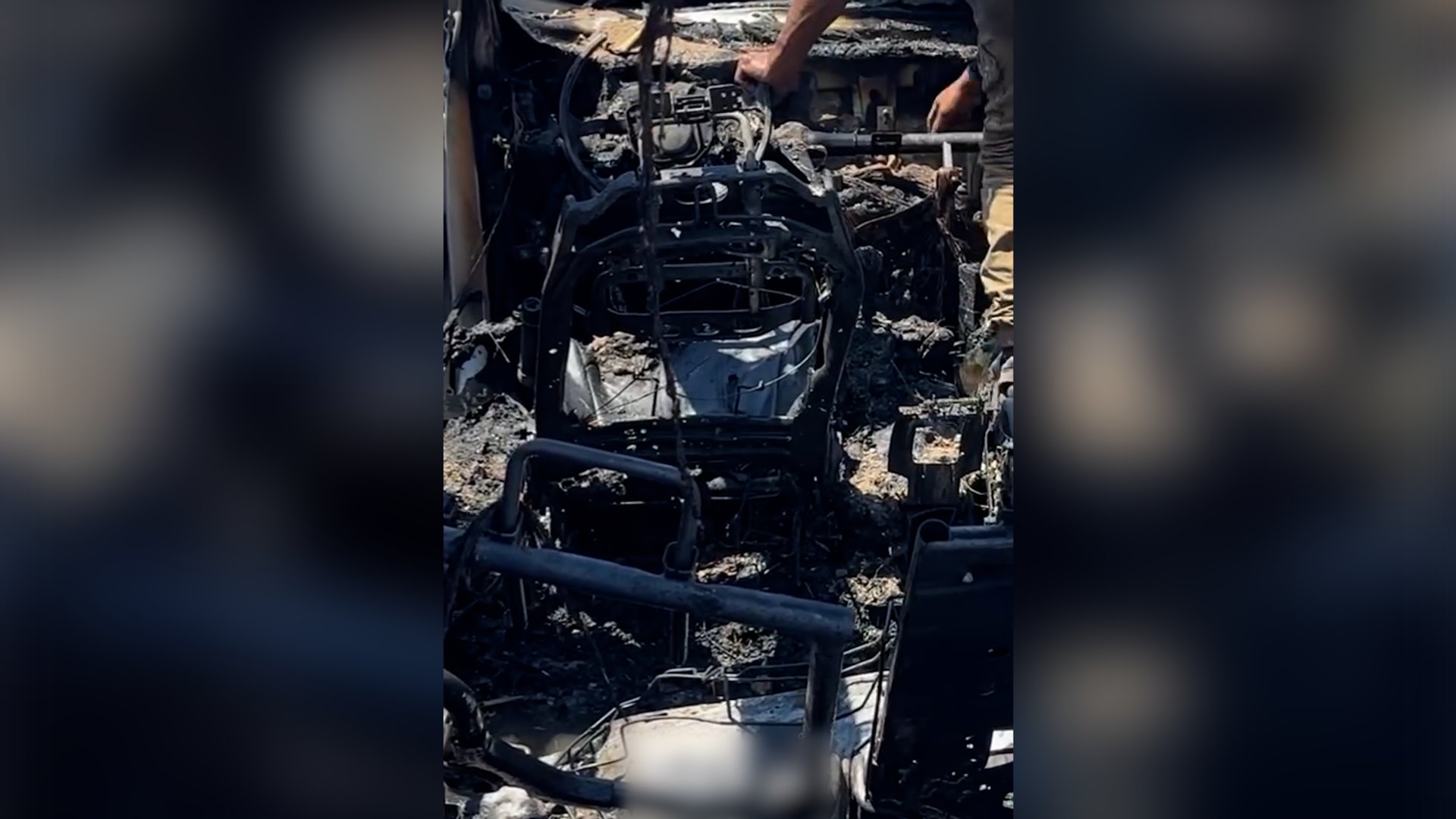 Israeli strike leaves two Palestinians burnt beyond recognition