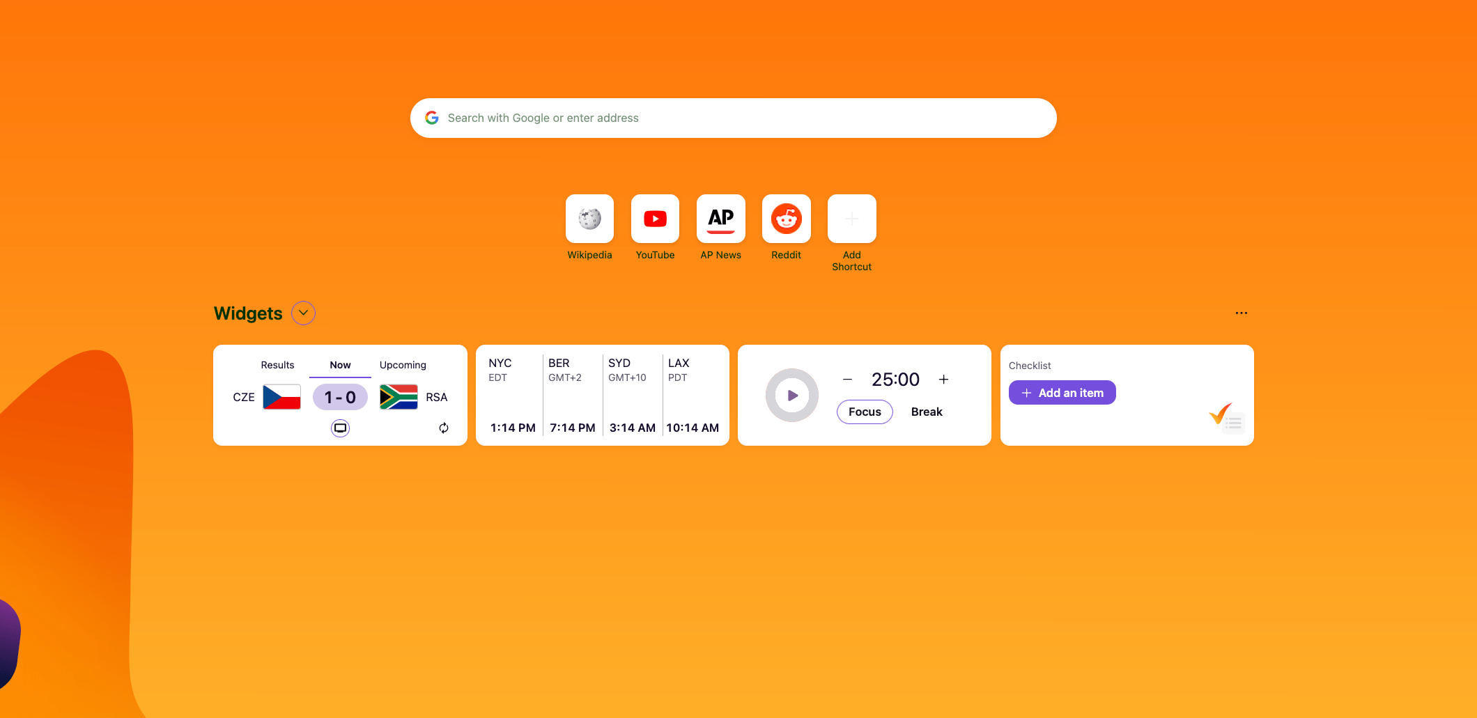 Firefox’s new home page widgets are helping me focus