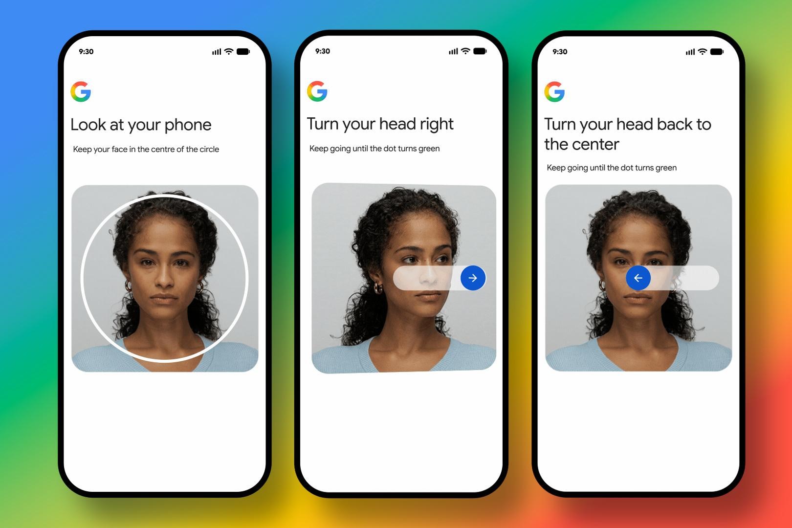 Google now lets you sign in to your account using a selfie video
