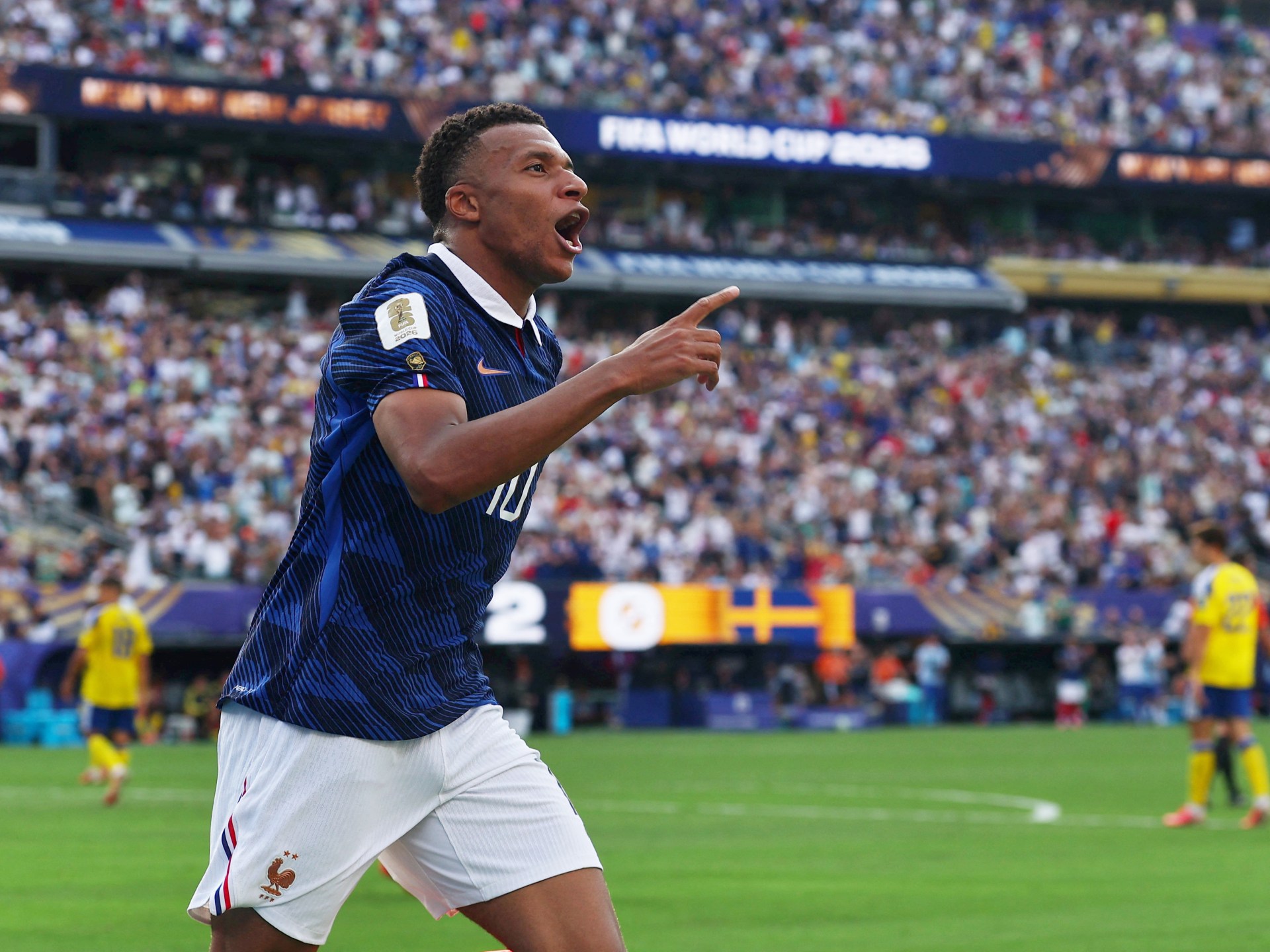 France beat Sweden as Mbappe draws level with Messi in World Cup goal chart