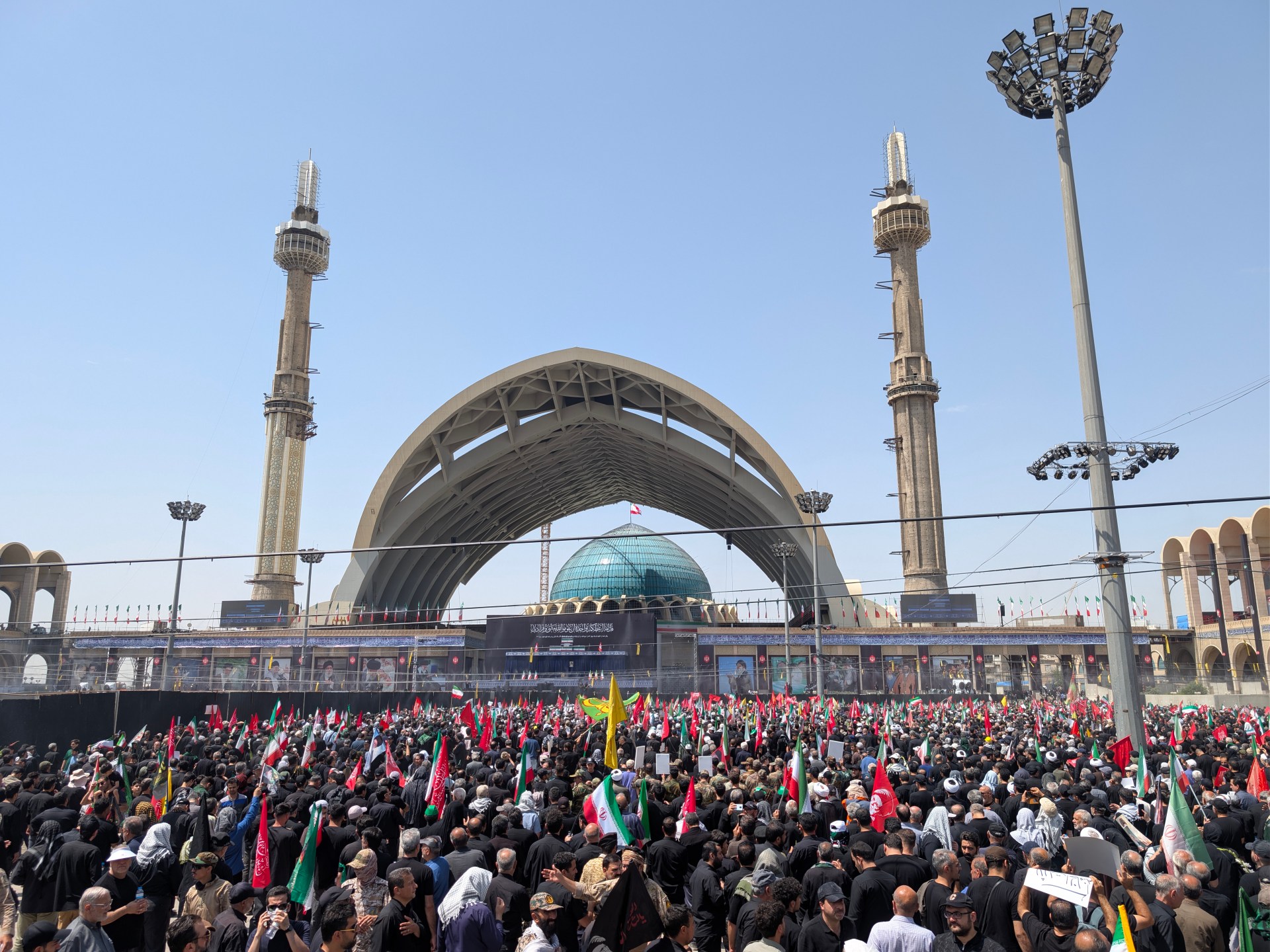Iran promotes message of continuity and revenge at Khamenei commemoration