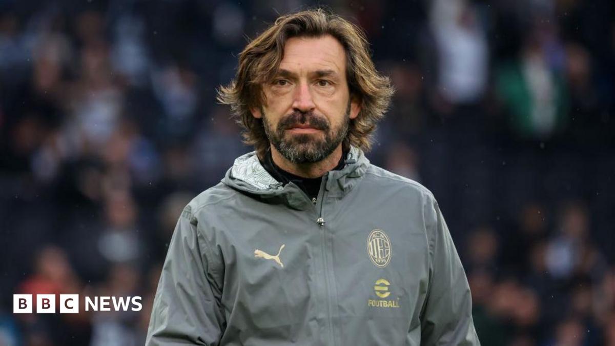 Pirlo out of Italy football top job after backlash over Russian betting firm links