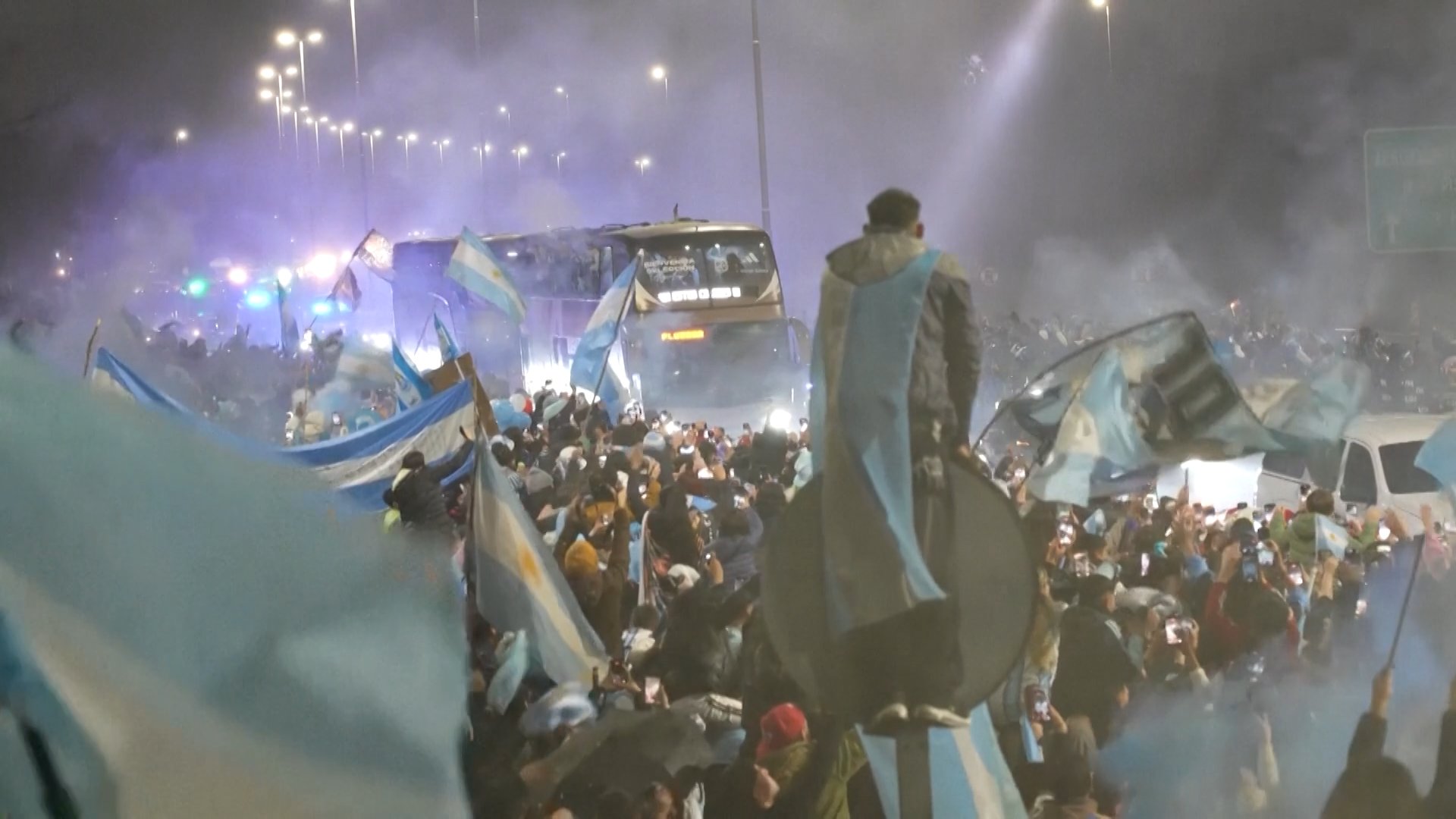 Argentina players receive heroes’ welcome home despite World Cup defeat