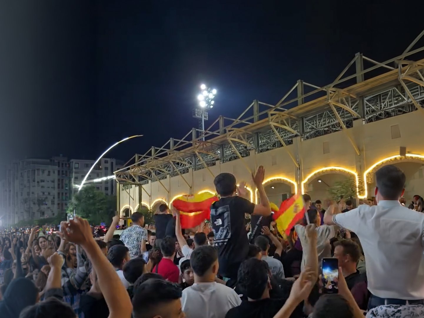Palestinians celebrate Spain’s World Cup victory