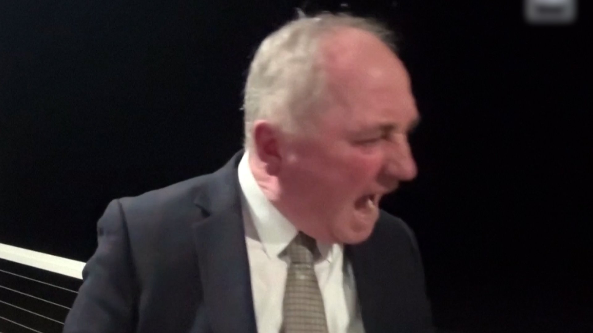 Australian MP interrupts tough interview to yell at dog