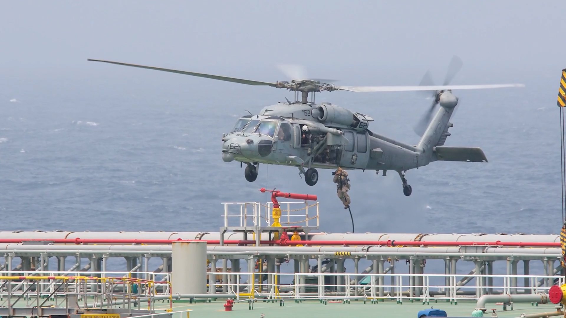 US marines board commercial tanker in Gulf of Oman