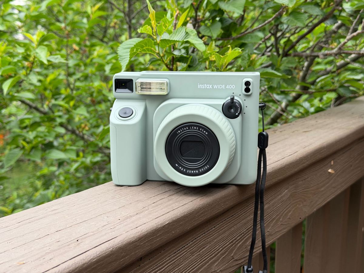 The Instax Wide 400 builds on instant photography’s simplicity and stretches it, literally