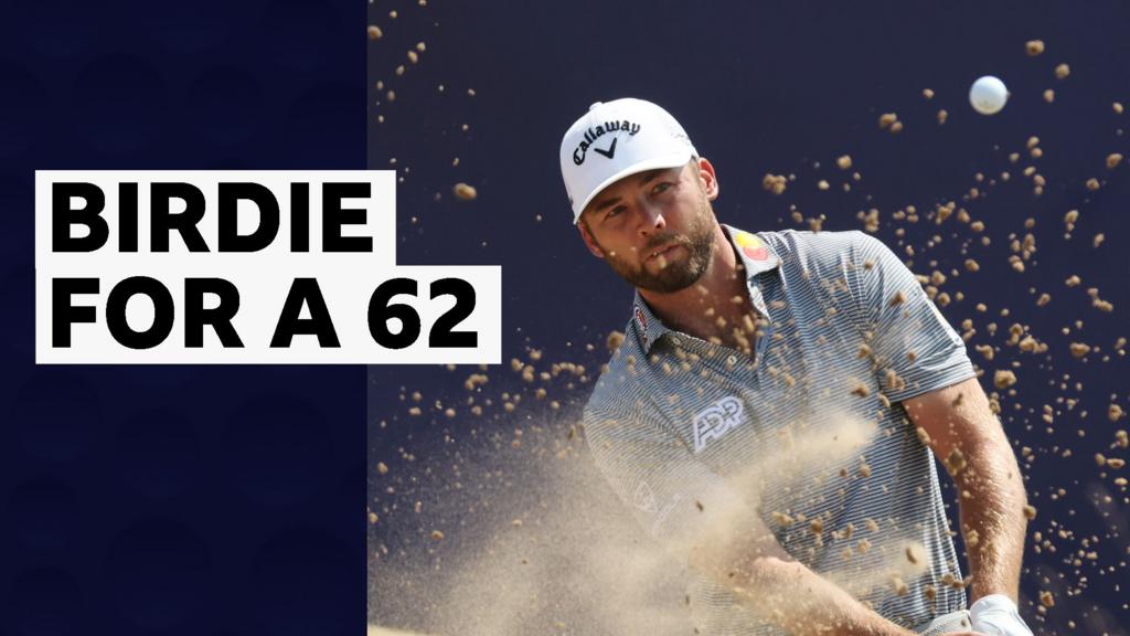 'Fantastic finish' - Burns holes out from bunker on 18 to tie round record