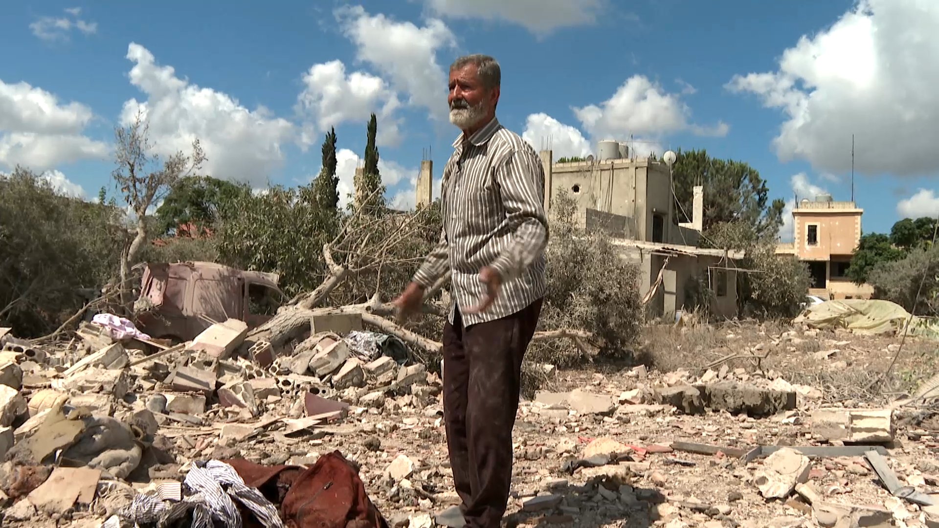 Lebanese return to homes of rubble left by Israel in so-called pilot zones