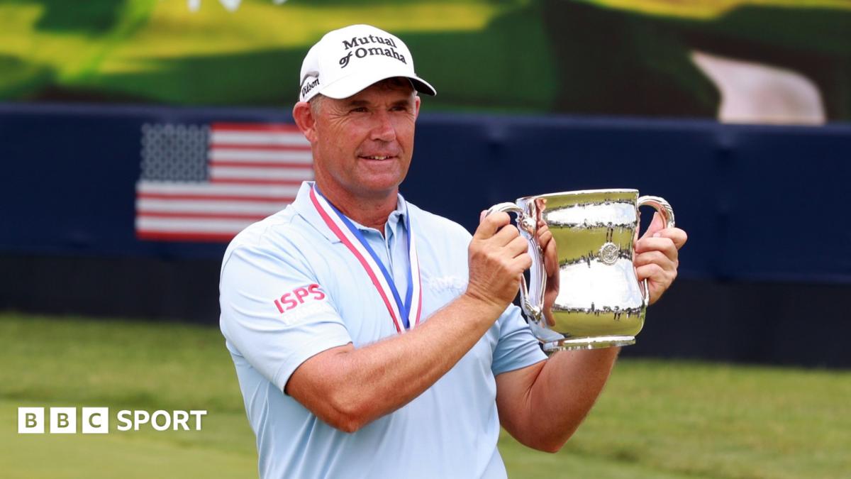 Harrington wins US Senior Open for third time