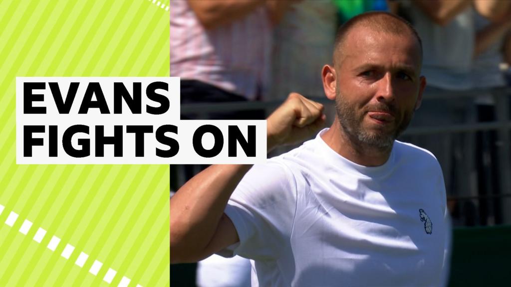 'Big smile!' - Evans reaches second round of Wimbledon qualifying