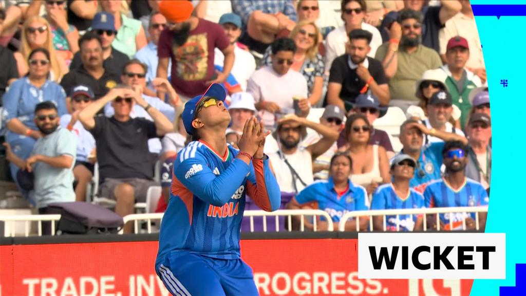 India take two quick wickets as Sooryavanshi takes brilliant catch
