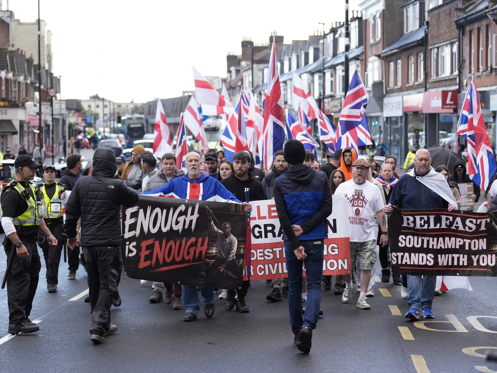 UK arrests 12 over extreme right-wing ‘terror’ threat to Muslim event