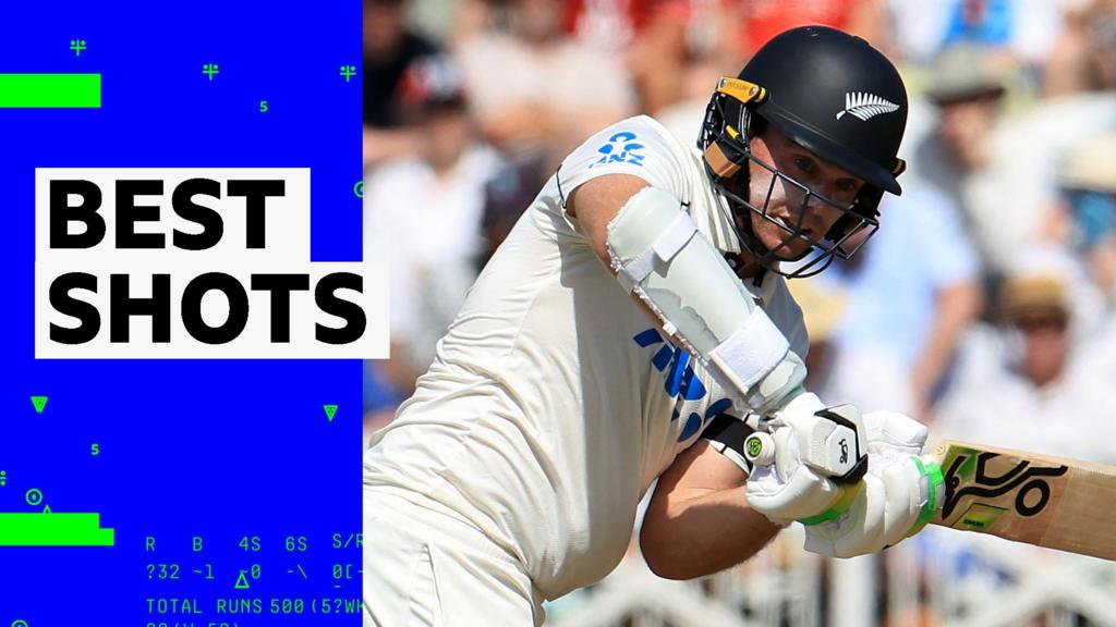 NZ captain Latham hits a 'fabulous' century - best shots