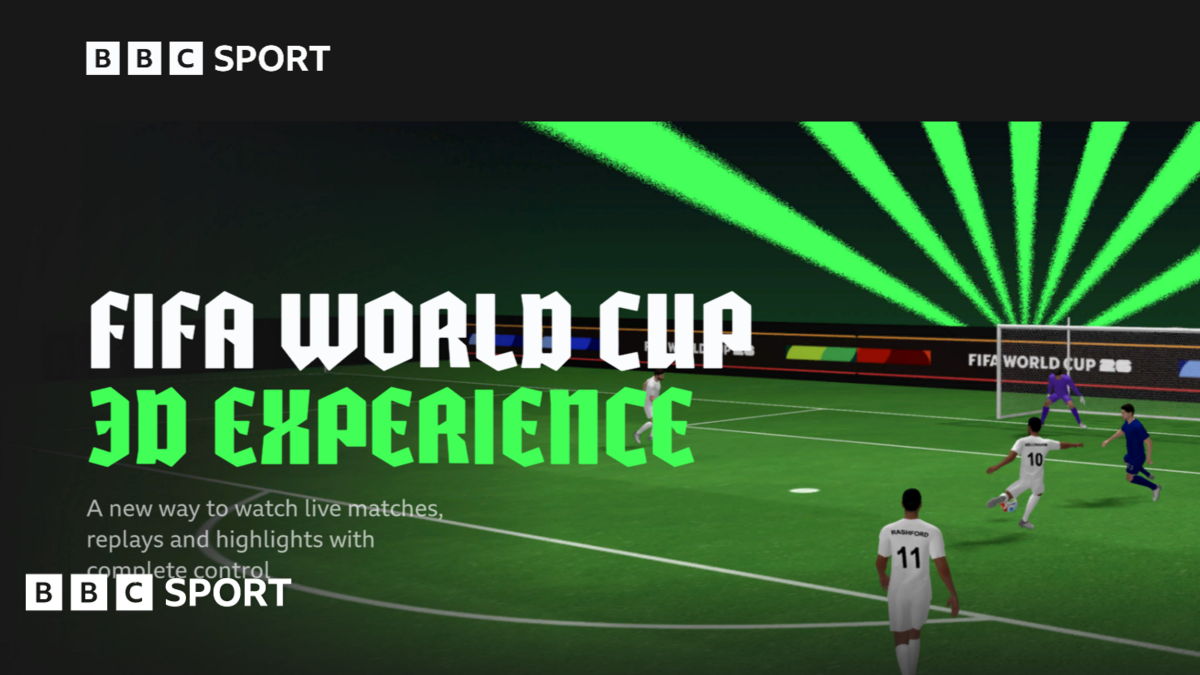 What is BBC's 3D Live Match Experience and how does it work?