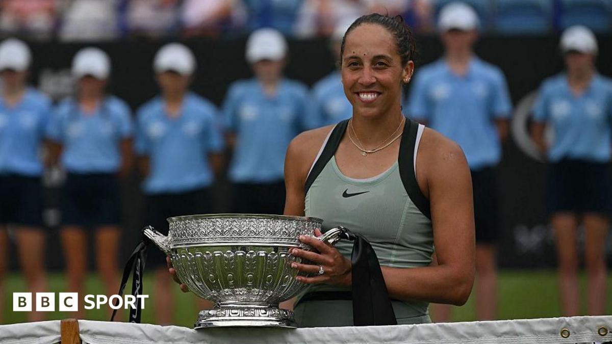 Keys beats Maria for third Eastbourne title