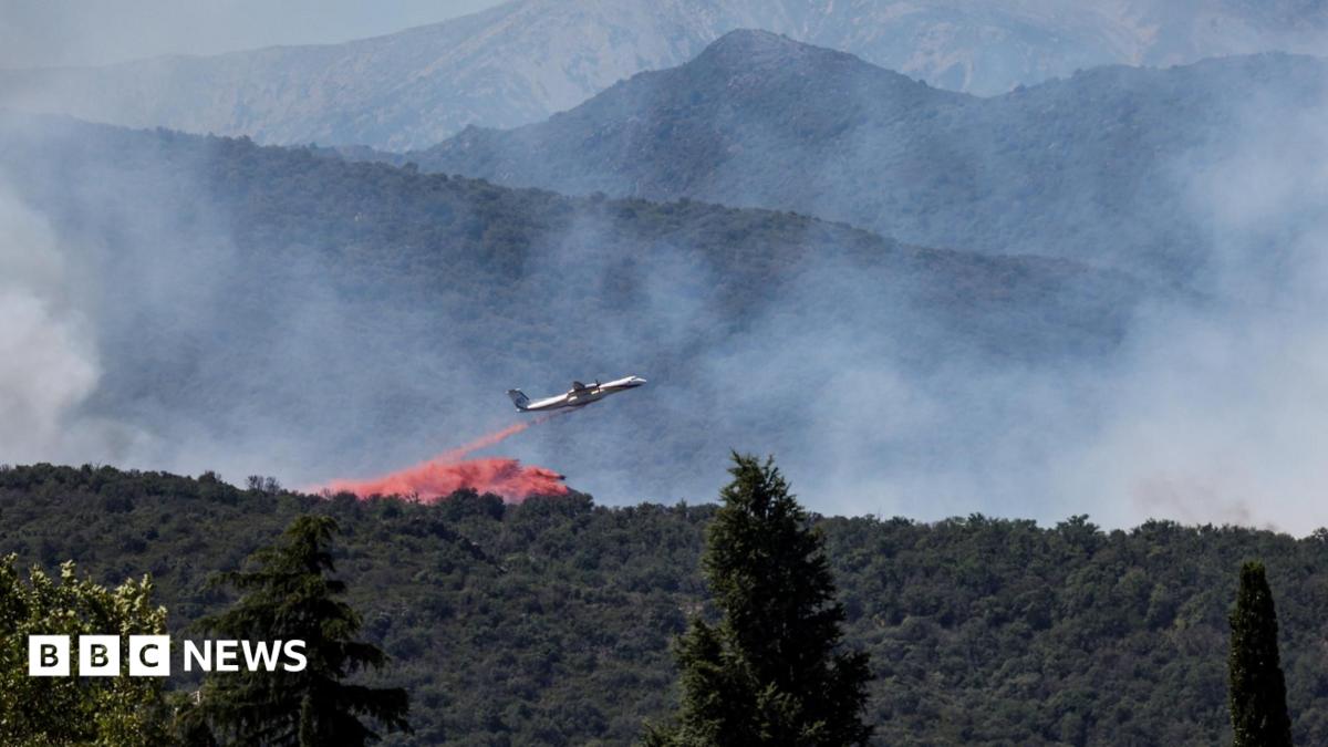 Wildfire in southern France forces evacuation of 10,000 people