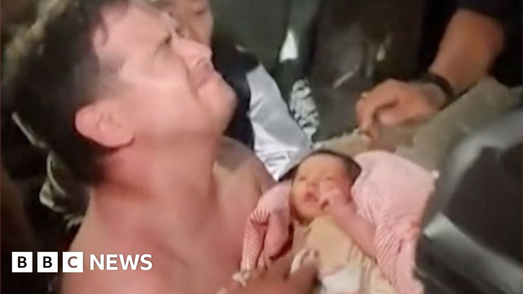 Newborn baby rescued from Venezuela earthquake rubble