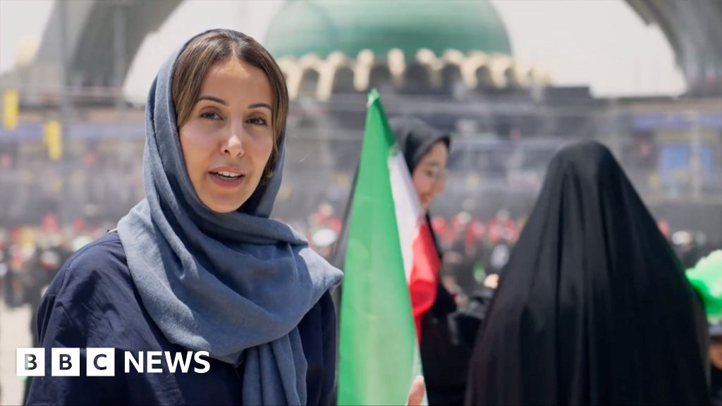 BBC in Tehran as mourners gather for former supreme leader's funeral