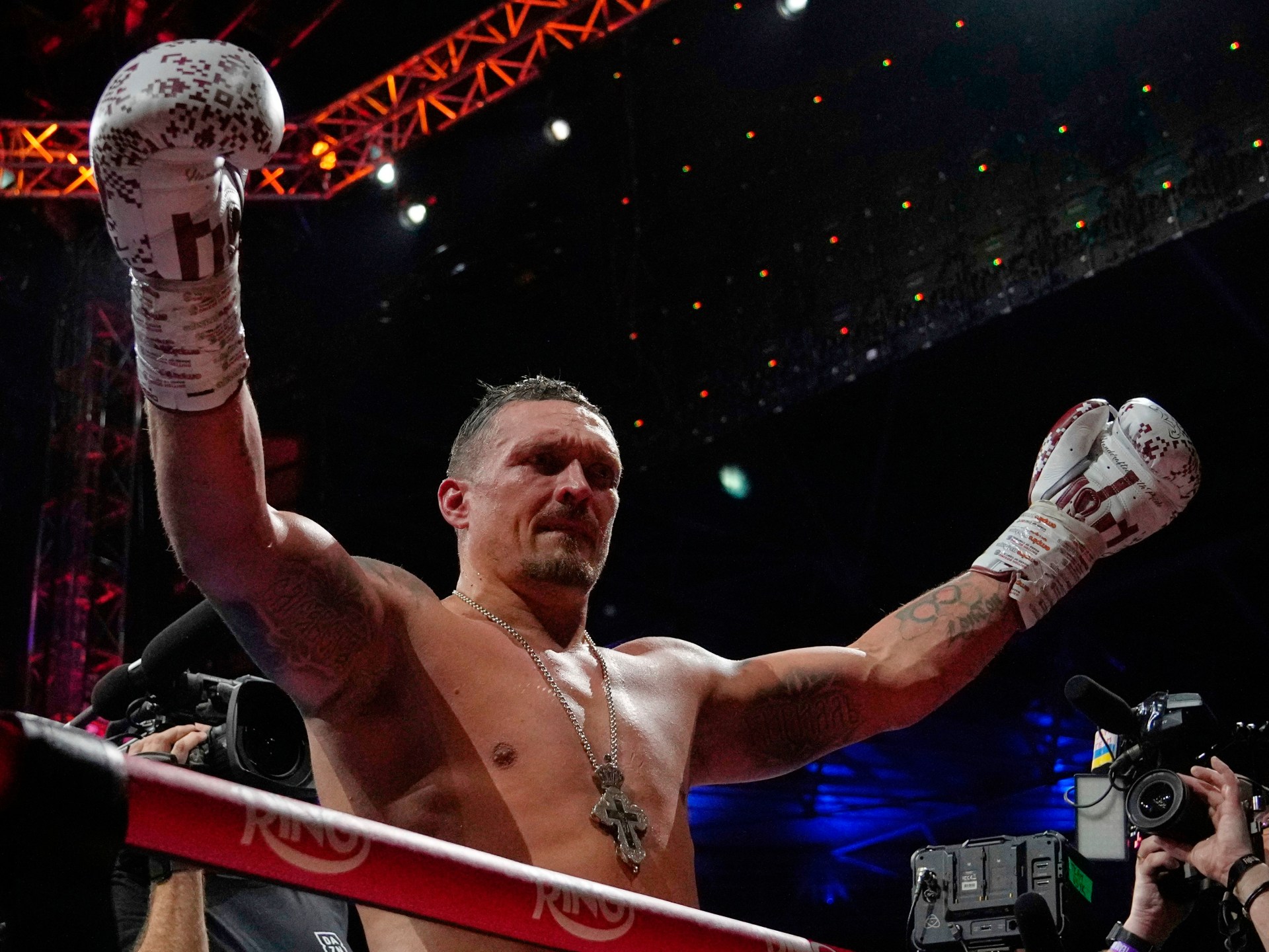 Heavyweight champion Usyk says vacating heavyweight world title belts