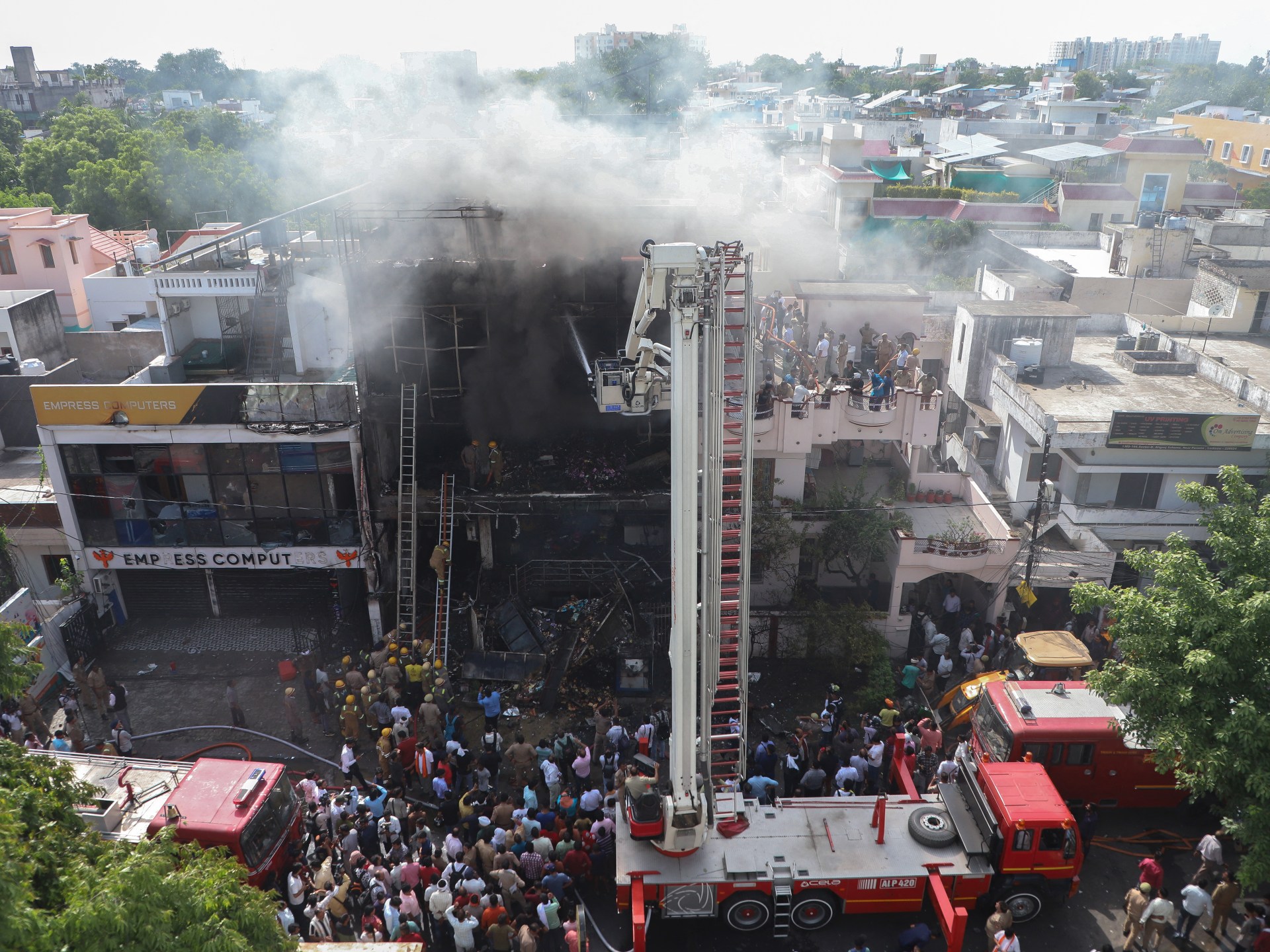 Fire at animation studio in India’s Lucknow kills at least 14
