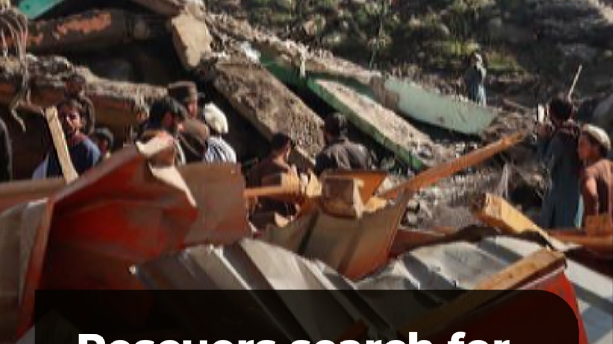 Rescuers search for flood survivors in Afghanistan