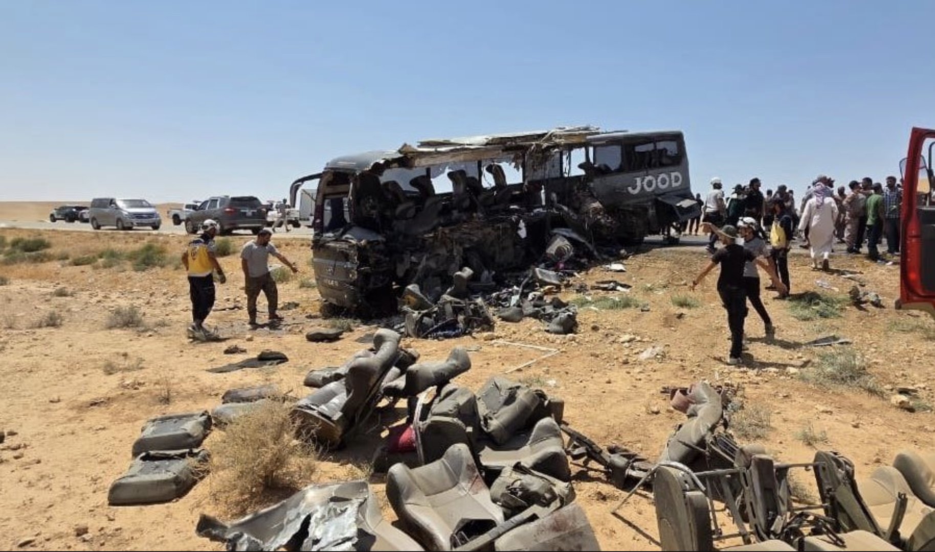 At least 35 killed after two buses collide in eastern Syria