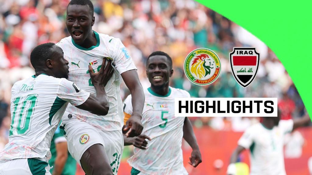 Senegal thrash ten-man Iraq to boost hopes of reaching last 32