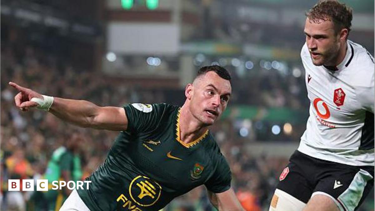 South Africa ease to seven-try win over pointless Wales