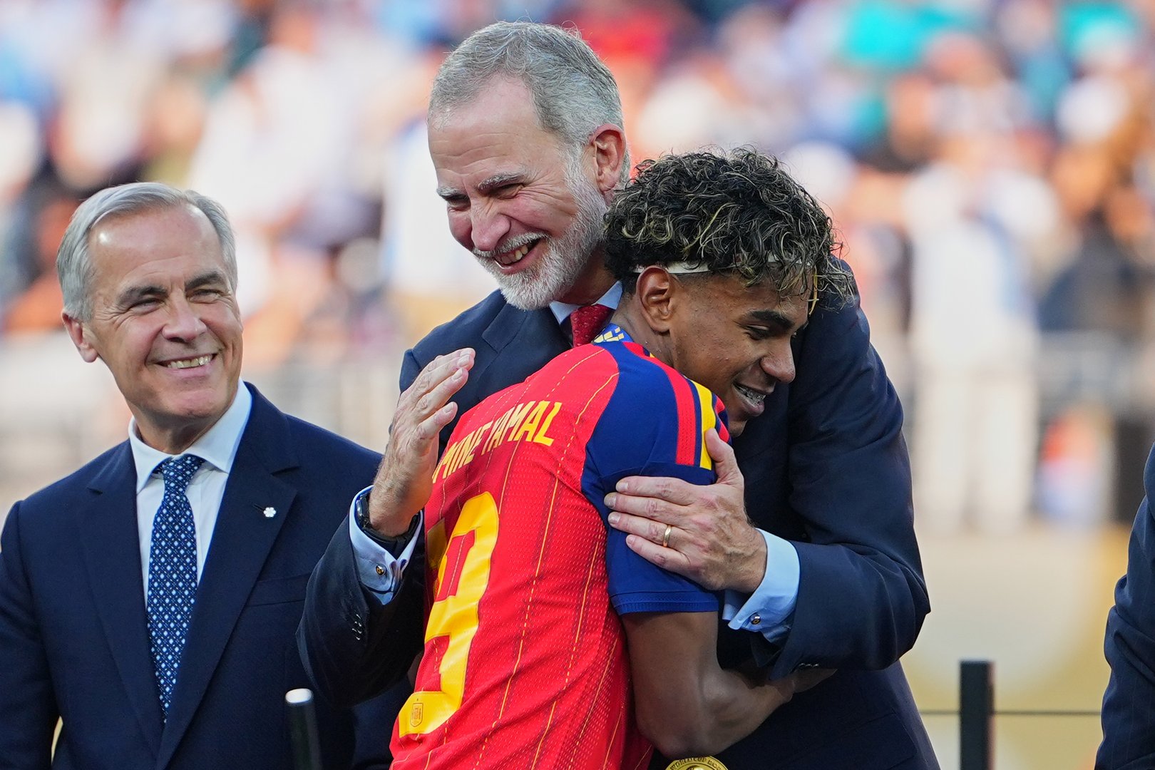 King of Spain celebrates World Cup winners in Madrid